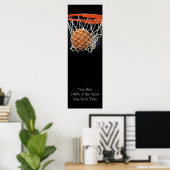 Motivatie prijsopgave Basketball door Poster van B (Thuiskantoor)