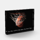 Motivatie prijsopgave Basketball Fotoblokken (Links)