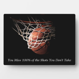 Motivatie prijsopgave Basketball Fotoplaat