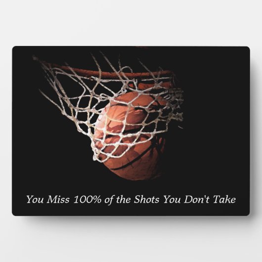 Motivatie prijsopgave Basketball Fotoplaat (voorkant)