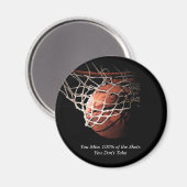 Motivatie prijsopgave Basketball Magneet (Voorkant / Achterkant)