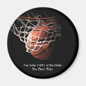 Motivatie prijsopgave Basketball Magneet (Voorkant)