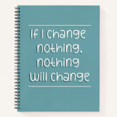 Motivatie prijsopgave | BLAUWGROEN NOTITIEBOEK (Voorkant)