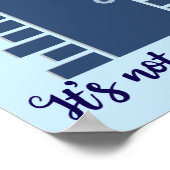 Motivatie prijsopgave: blijf positief, niet uw deu poster (Hoek)