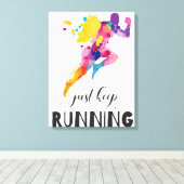 Motivatie prijsopgave blijven uitvoeren voor runne canvas afdruk (Insitu (Houten vloer))