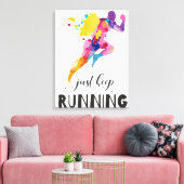 Motivatie prijsopgave blijven uitvoeren voor runne canvas afdruk (Insitu (Woonkamer))