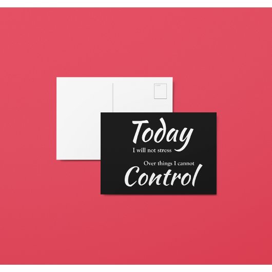 Motivatie prijsopgave briefkaart