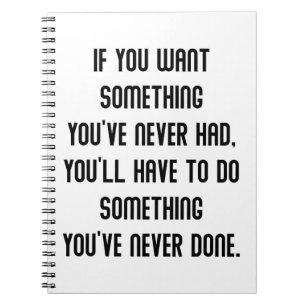 Motivatie prijsopgave: eenvoudige minimalist Dave  Notitieboek