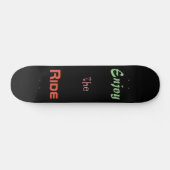 Motivatie prijsopgave geniet van de Ride Black Persoonlijk Skateboard (Horizontaal)