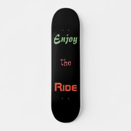 Motivatie prijsopgave geniet van de Ride Black Persoonlijk Skateboard