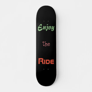 Motivatie prijsopgave geniet van de Ride Black Persoonlijk Skateboard