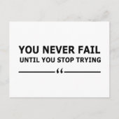 Motivatie prijsopgave geslaagd feestdagenkaart (Voorkant)