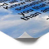 Motivatie prijsopgave houdt nooit op in jezelf te poster (Hoek)