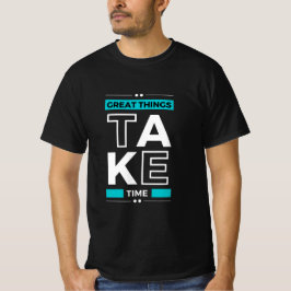 Motivatie prijsopgave - Moderne en positieve tekst T-shirt