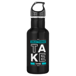 Motivatie prijsopgave - Moderne en positieve tekst Waterfles
