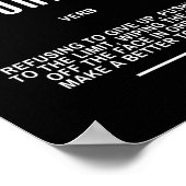 Motivatie prijsopgave op grit poster (Hoek)