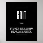 Motivatie prijsopgave op grit poster (Voorkant)