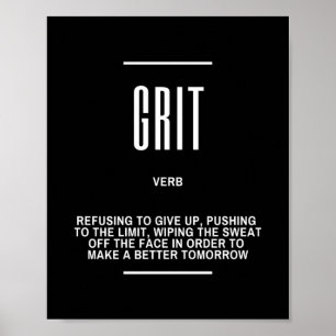 Motivatie prijsopgave op grit poster