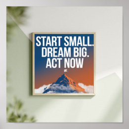 Motivatie prijsopgave poster