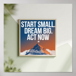 Motivatie prijsopgave poster