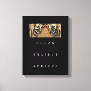 Motivatie prijsopgave voor Canvas-printsucces Canvas Afdruk