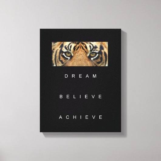 Motivatie prijsopgave voor Canvas-printsucces Canvas Afdruk (Voorkant)
