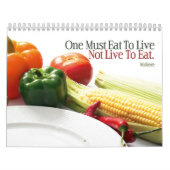 Motivatie prijsopgave voor gewichtsverlies Agenda Kalender (Hoes)