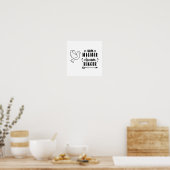 motivatie prijsopgave voor "im High Dream Bigger" Poster (Keuken)