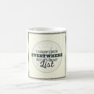 Motivatie prijsopgave voor meer kompassen koffiemok