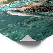 Motivatie prijsopgave voor schildpadden live in de poster (Hoek)