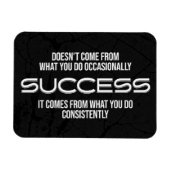 Motivatie prijsopgave voor succes magneet (Horizontaal)