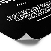 Motivatie prijsopgave voor succes poster (Hoek)