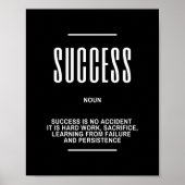 Motivatie prijsopgave voor succes poster (Voorkant)