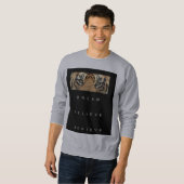 Motivatie prijsopgave voor tijger, Mannen Trui (Voorkant volledig)