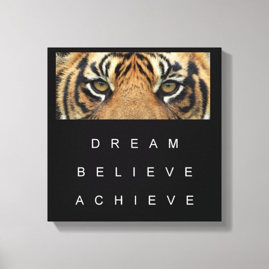 motivatie prijsopgave voor tijgerogen canvas afdruk (Voorkant)