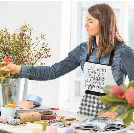 Motivatie prijsopgave voor tuinieren schort