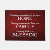 Motivatie prijsopgave voor typografie deurmat (Voorkant)