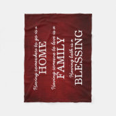 Motivatie prijsopgave voor typografie fleece deken (Voorkant)