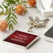 Motivatie prijsopgave voor typografie sleutelhanger (Zijkant)