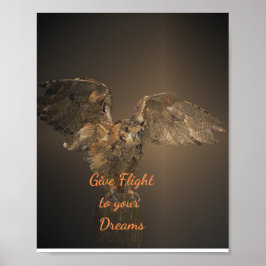Motivatie prijsopgave voor vogels geeft licht aan  poster
