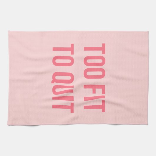 Motivatie prijsopgave voor werkout, geschikt voor  theedoek (Horizontaal)