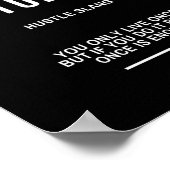 MOTIVATIE prijsopgave voor YOLO Poster (Hoek)