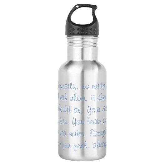 Motivatie prijsopgave waterfles  (Voorkant)