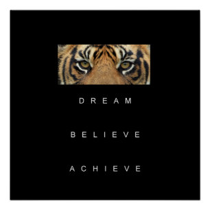 Motivatie prijsopgaven voor succes perfect poster