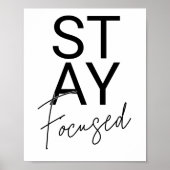 Motivatie prijsopgaven voor zwart-wit en blijf cen poster (Voorkant)