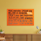 Motivatie prijszettingscanvas afdrukken (Insitu (Woonkamer))