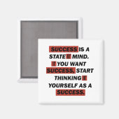 motivatie prijzen voor succes magneet (Voorkant / Achterkant)