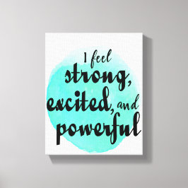 motivatie prijzen voor werk en succes canvas afdruk