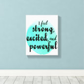 motivatie prijzen voor werk en succes canvas afdruk (Insitu (Houten vloer))