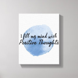 motivatie prijzen voor zelfaanvaarding canvas afdruk